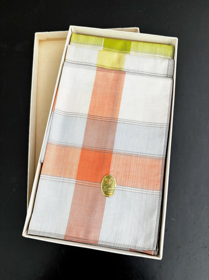 Deadstock Swan Handkerchiefs In Original Box Holland 1950s
