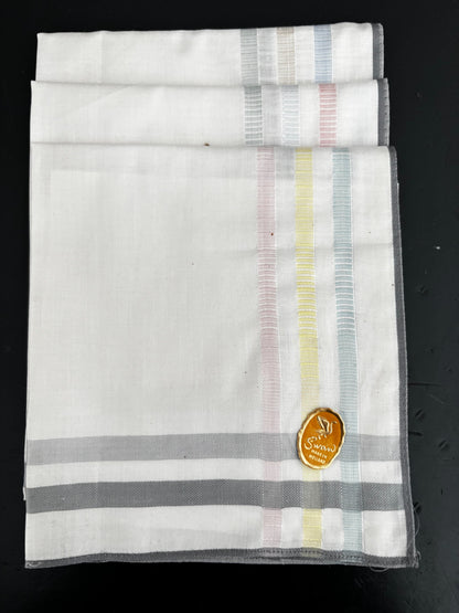 Deadstock Swan Handkerchiefs In Original Box Holland 1950s