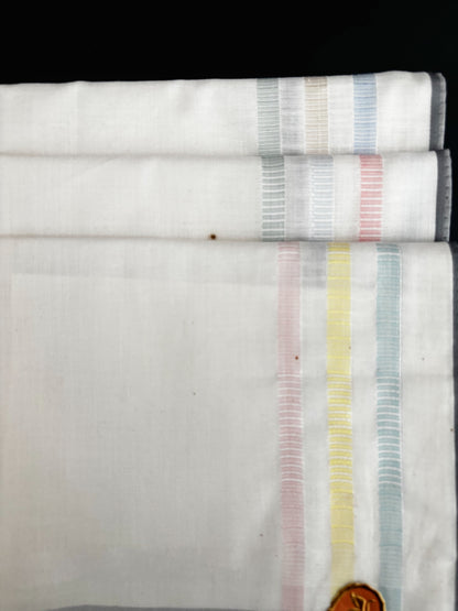 Deadstock Swan Handkerchiefs In Original Box Holland 1950s