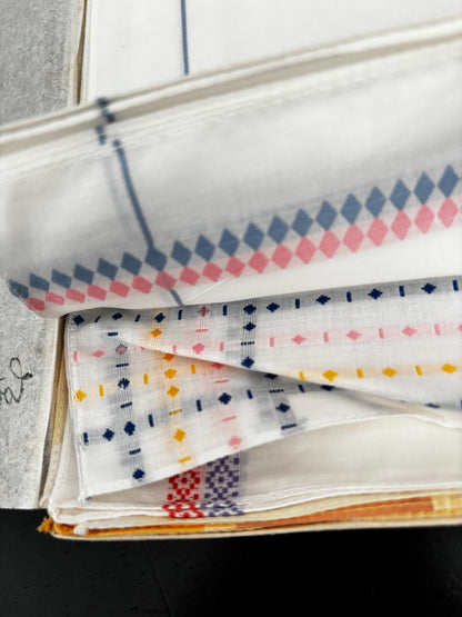 Deadstock Capri Handkerchiefs Cotonificio di Robassomero Italy 1950s