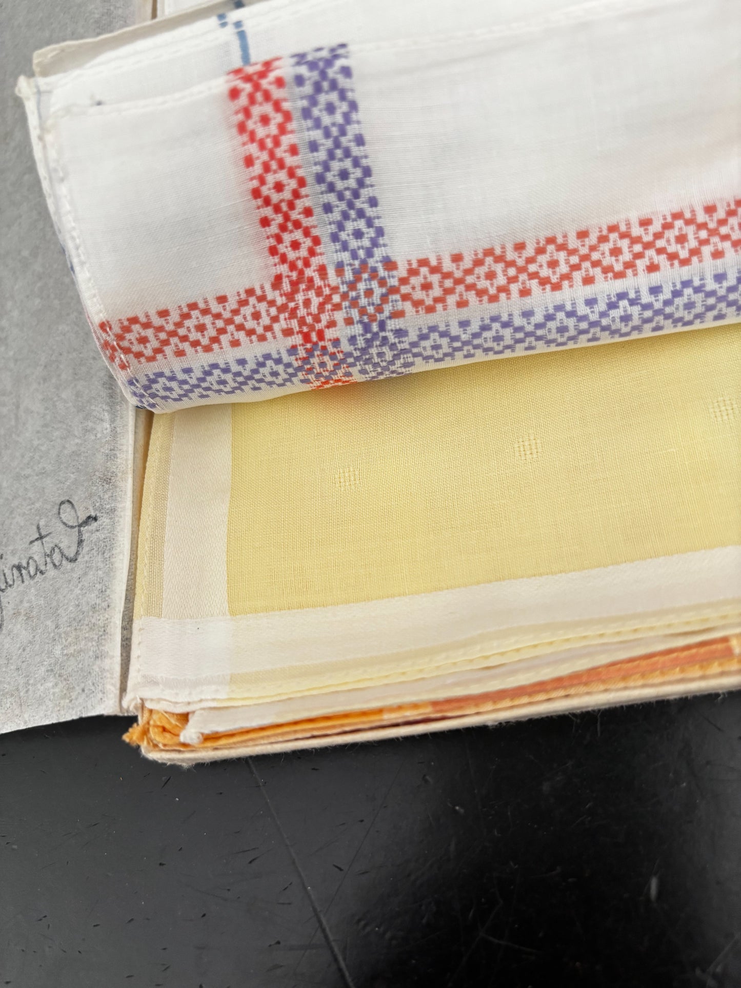 Deadstock Capri Handkerchiefs Cotonificio di Robassomero Italy 1950s