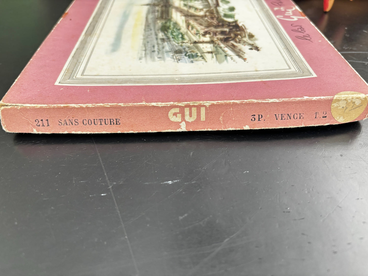 2 Pairs Deadstock Gui Paris Nylon Stockings In Original Illustrated Box France 1950s