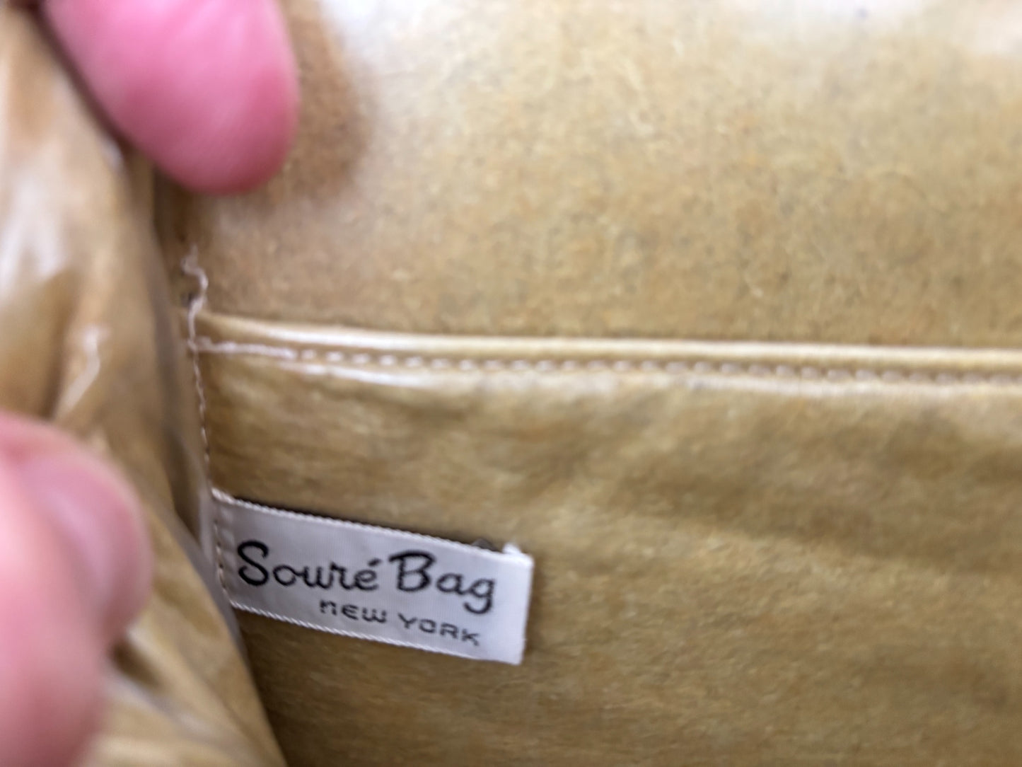 1950s Souré Bag New York Embroidered Beaded Handbag