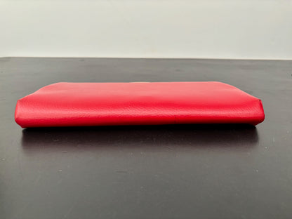 1960s Red Leather Clutch Purse