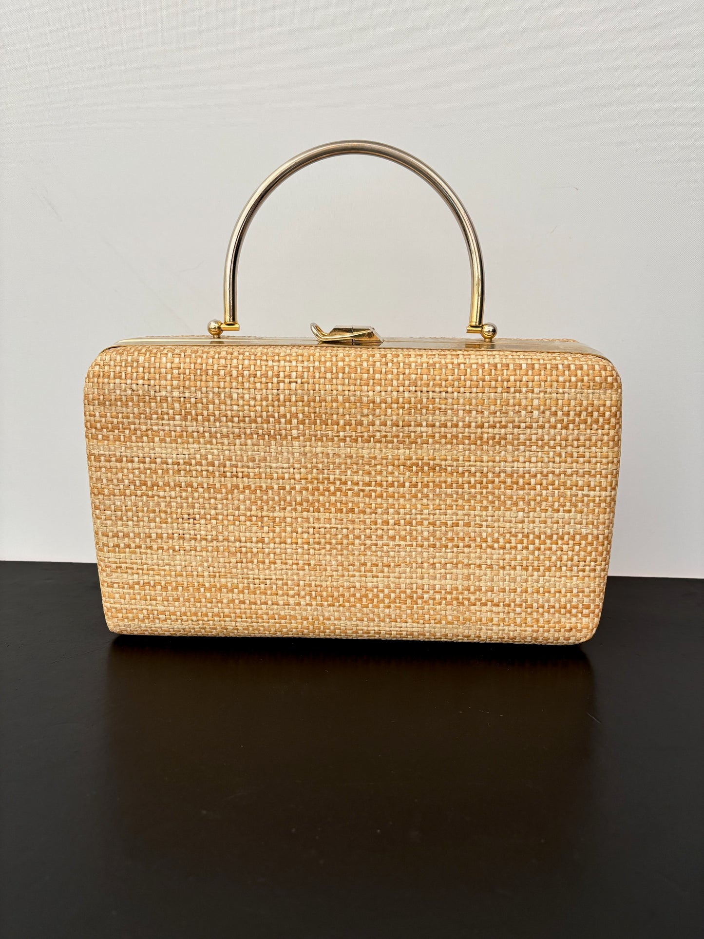 1960s Woven Box Handbag