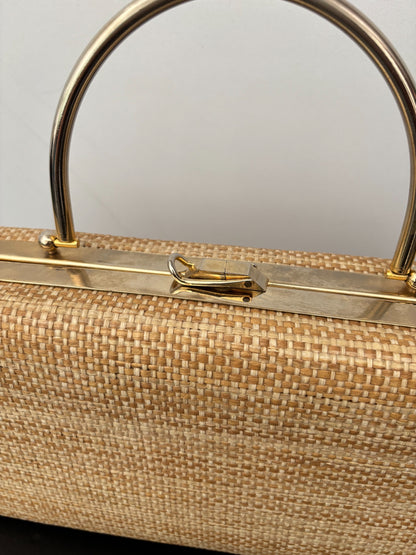 1960s Woven Box Handbag