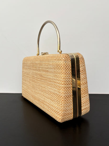 1960s Woven Box Handbag