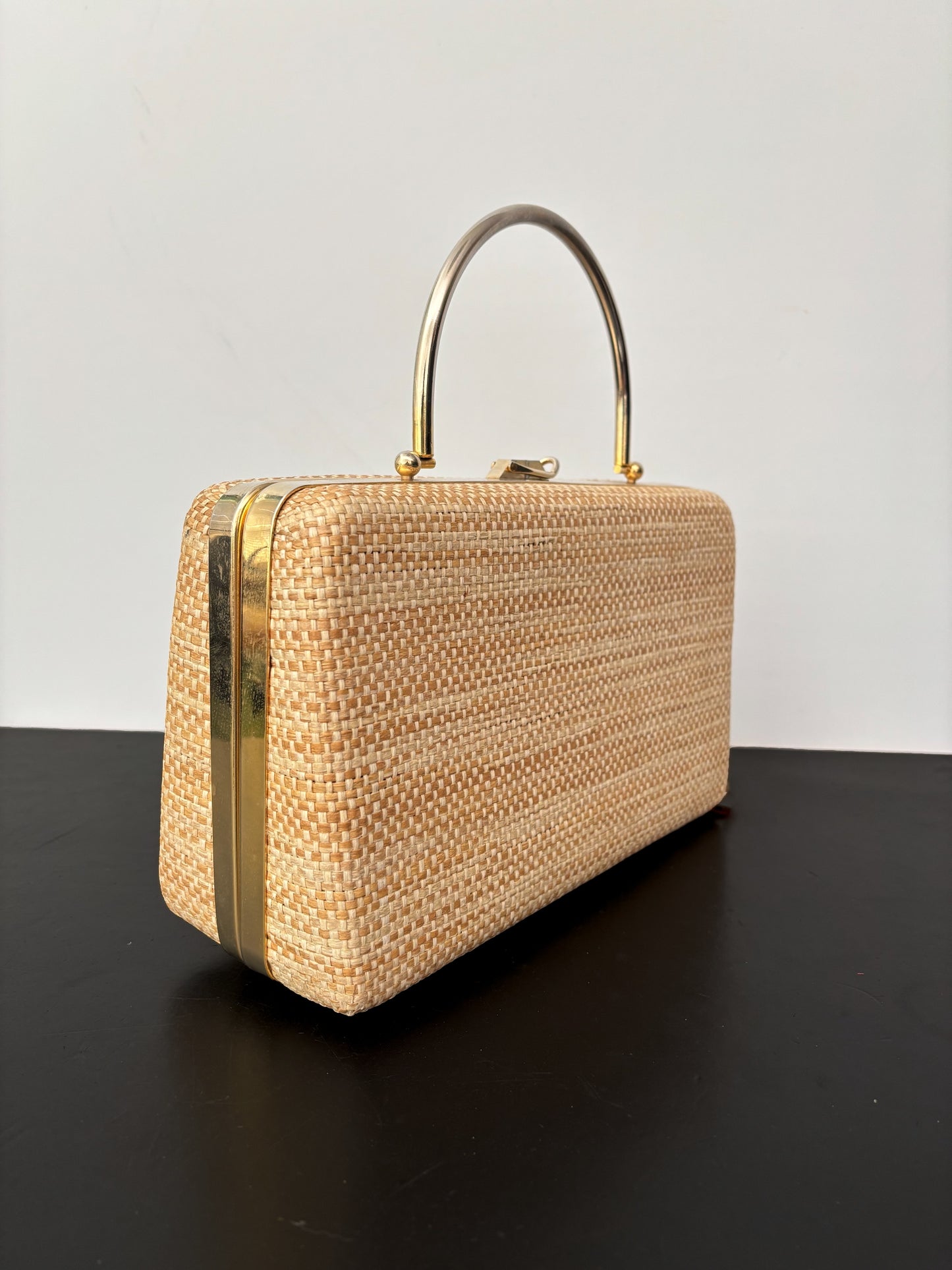 1960s Woven Box Handbag