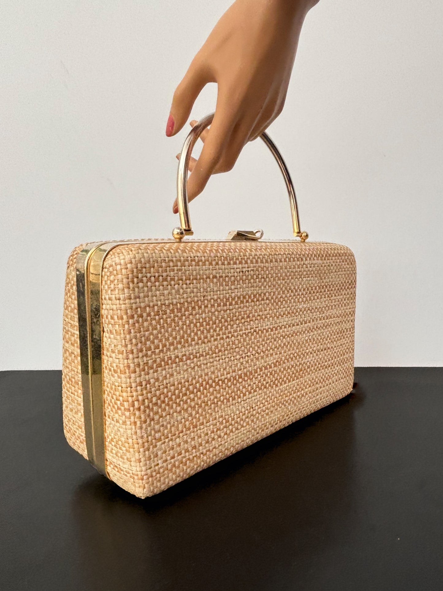 1960s Woven Box Handbag