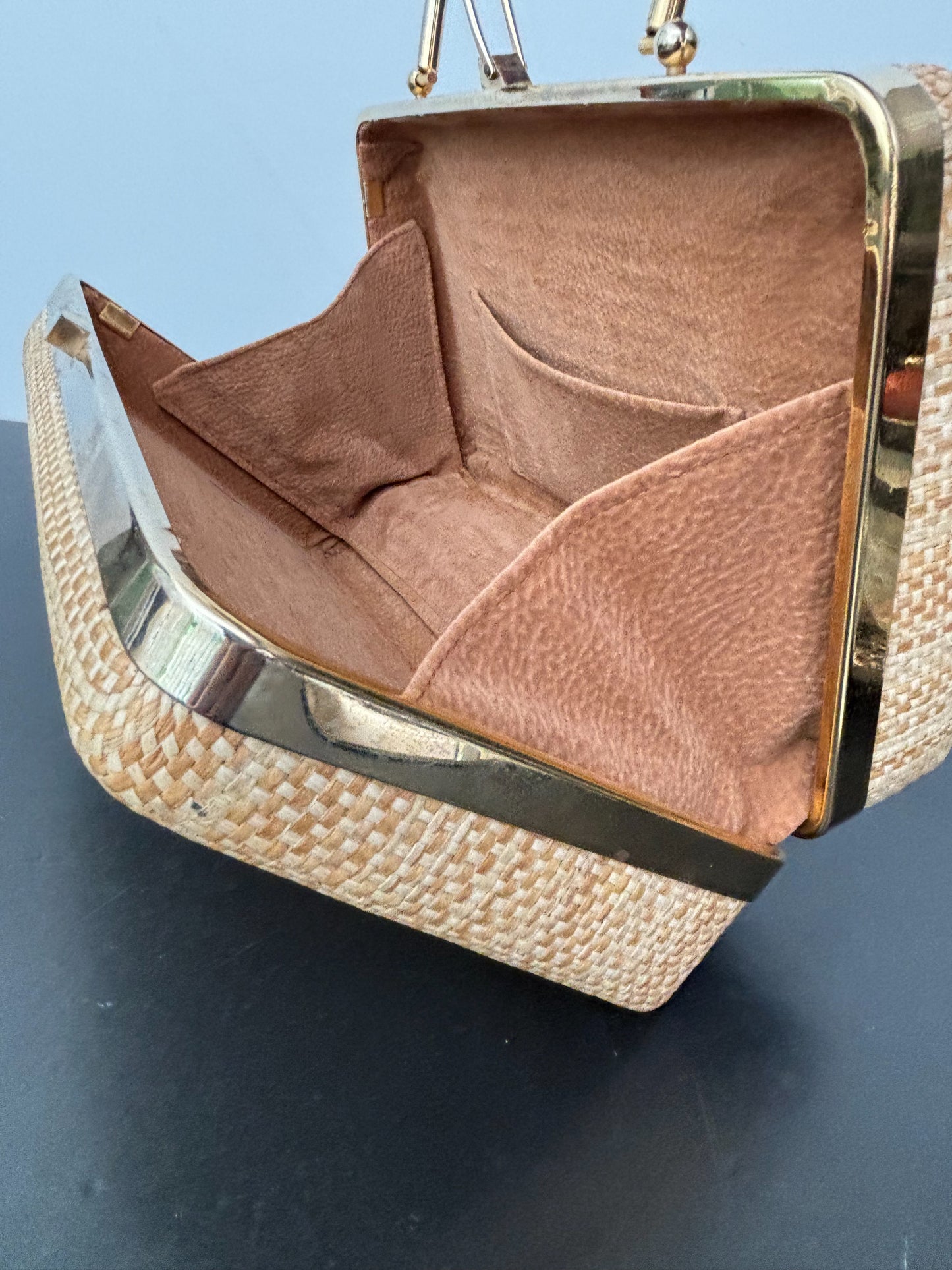 1960s Woven Box Handbag
