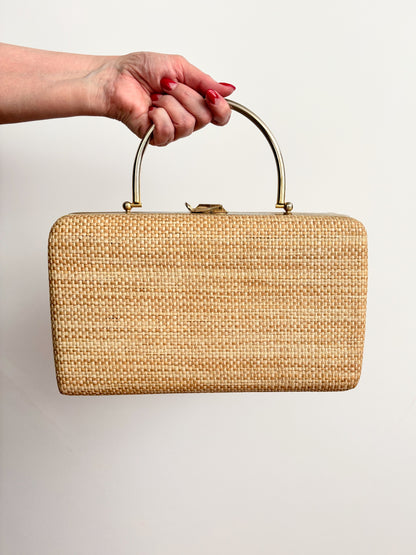 1960s Woven Box Handbag