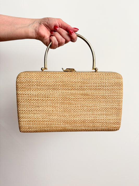 1960s Woven Box Handbag