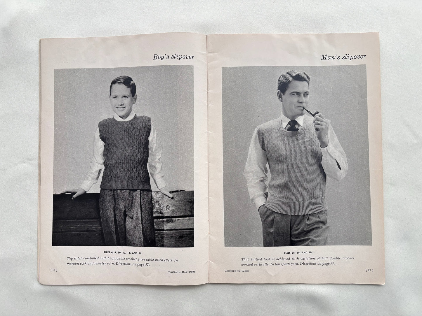 Crochet in Wool 1950 Woman’s Day Crochet Booklet
