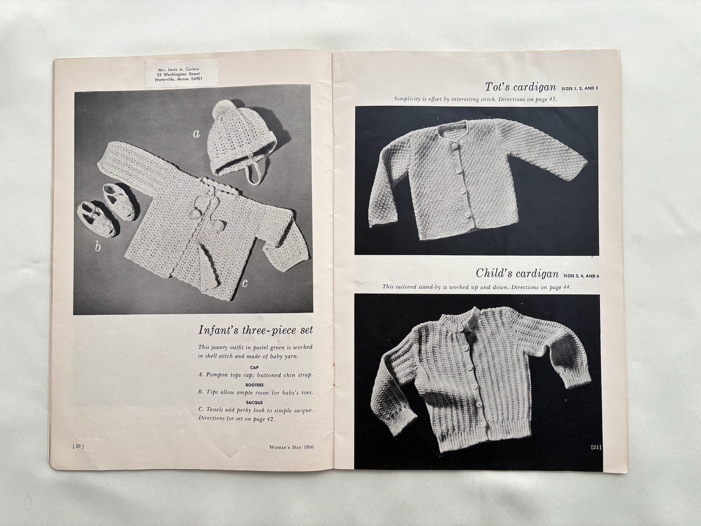 Crochet in Wool 1950 Woman’s Day Crochet Booklet