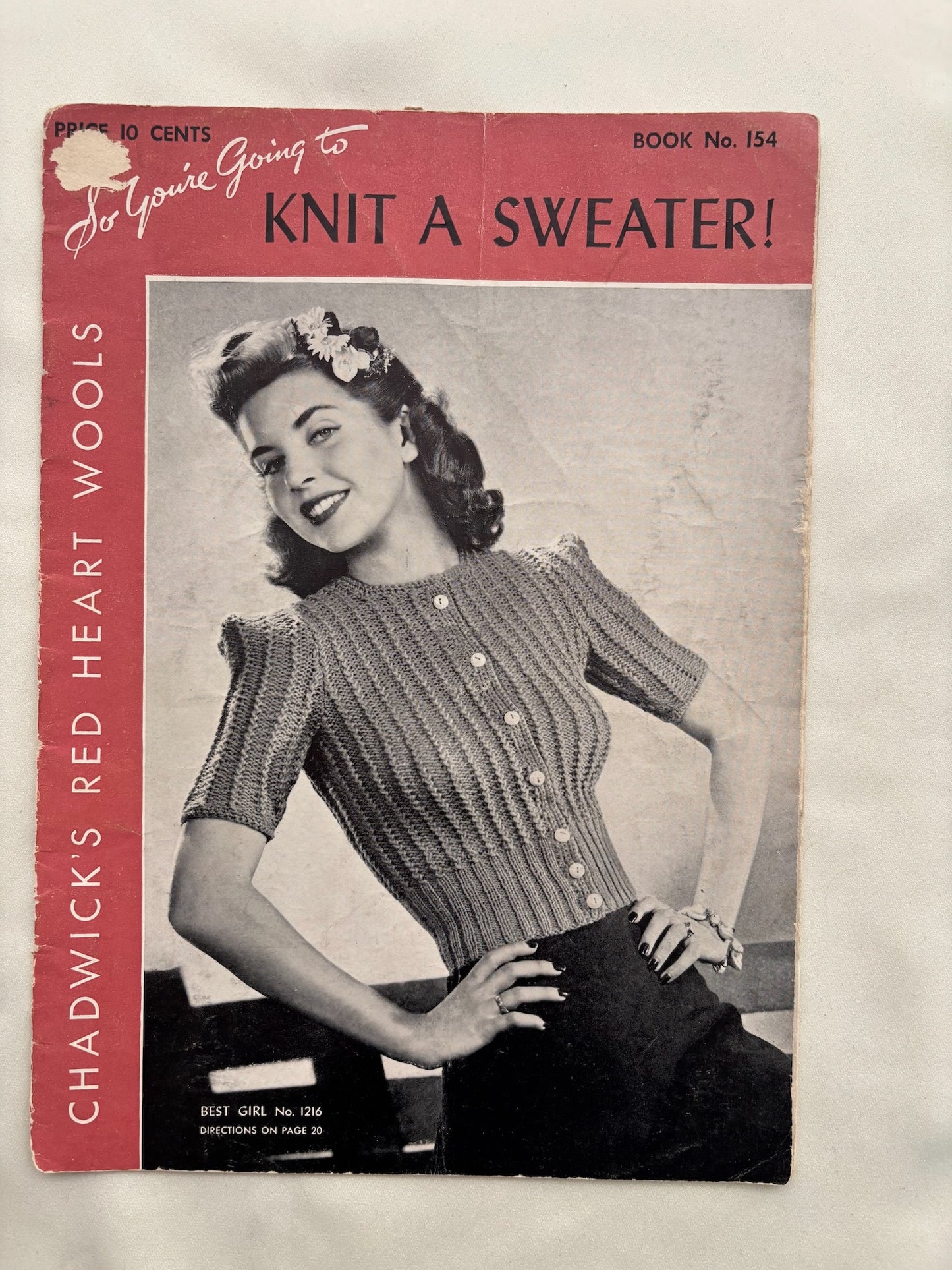 1940 So You’re Going to Knit a Sweater Book No. 154