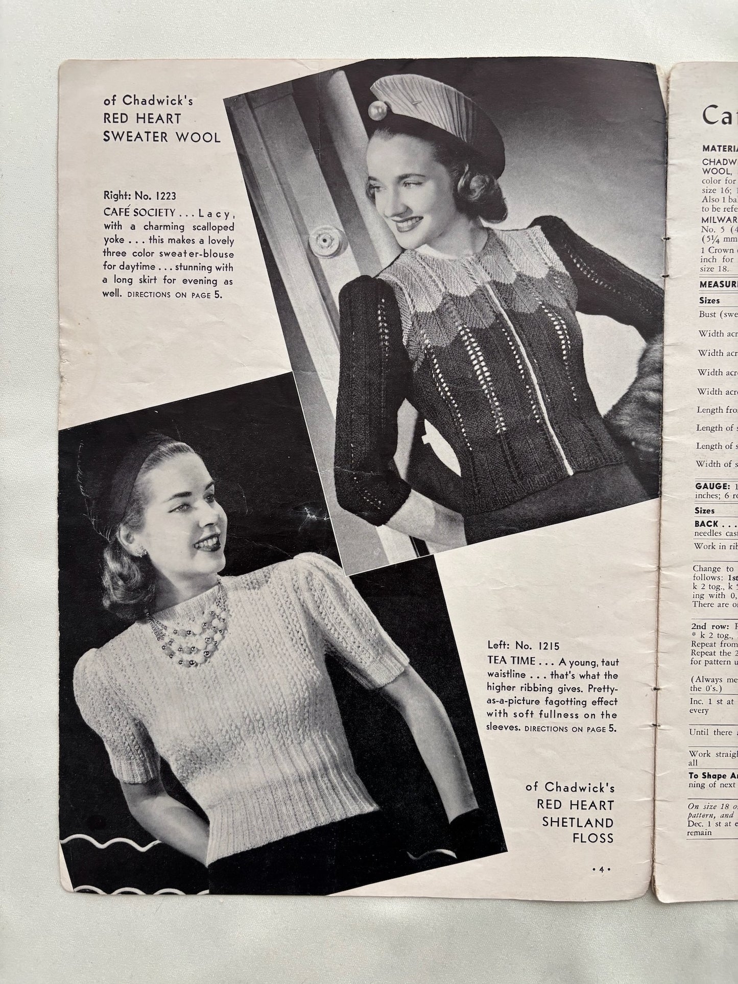 1940 So You’re Going to Knit a Sweater Book No. 154