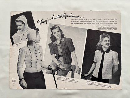 1940 So You’re Going to Knit a Sweater Book No. 154