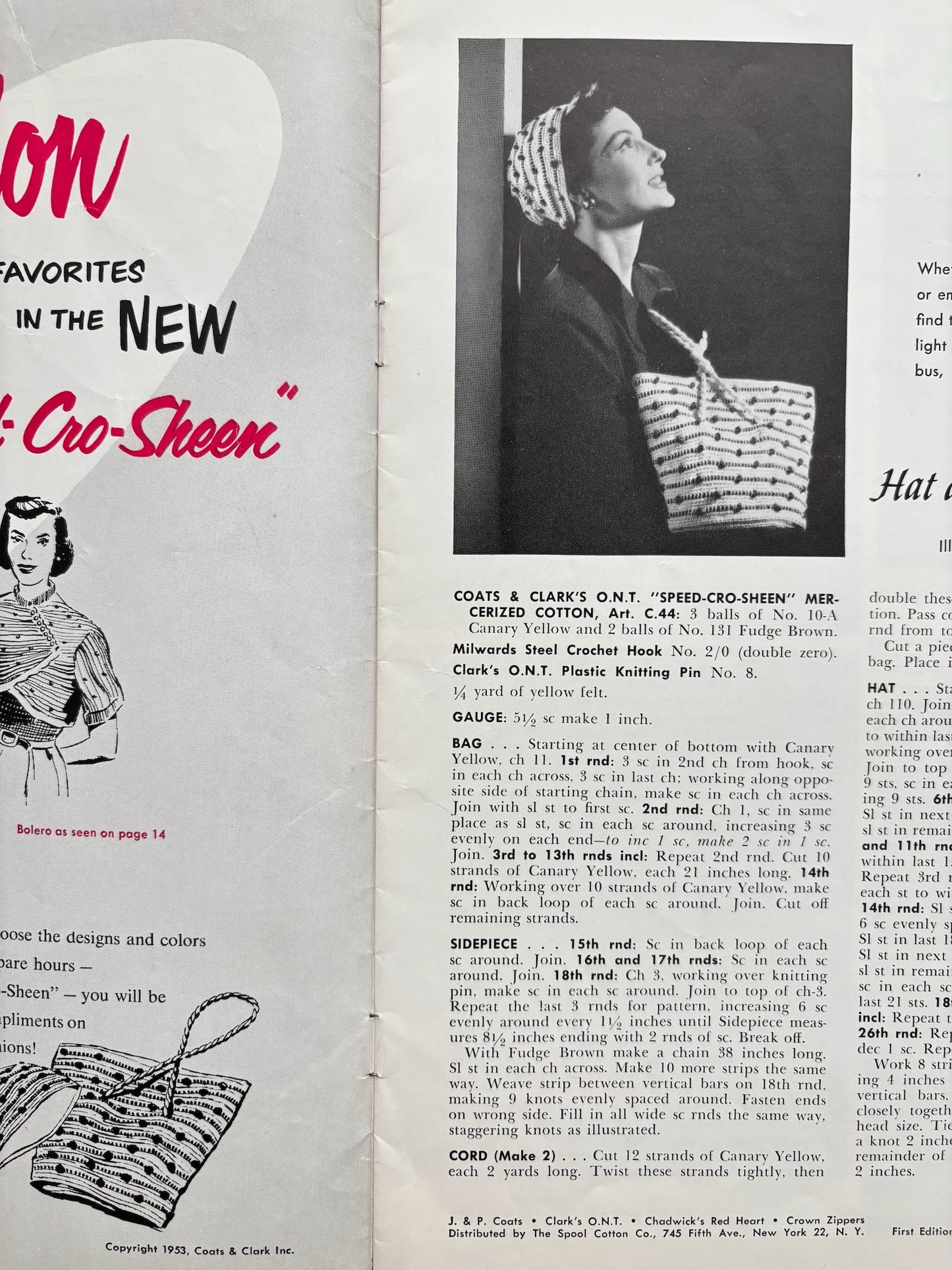 Fashions in Quick Crochet 1953 Book No. 302