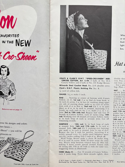 Fashions in Quick Crochet 1953 Book No. 302