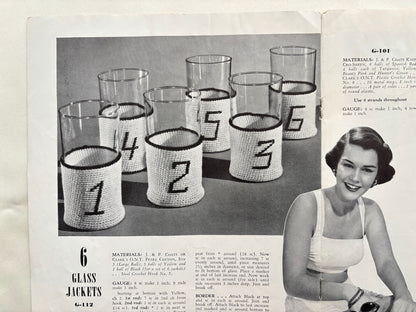 Ideas for Gifts 1949 Knitting and Crochet Pattern Booklet No. 255