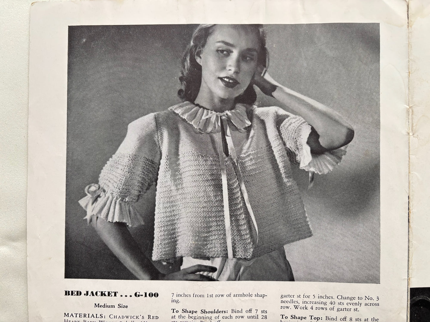 Ideas for Gifts 1949 Knitting and Crochet Pattern Booklet No. 255