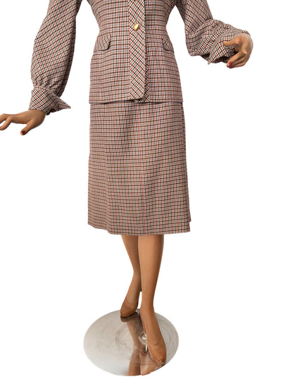 1940s 'Jenny' Tartan Suit | Jacket S, Skirt XS/S