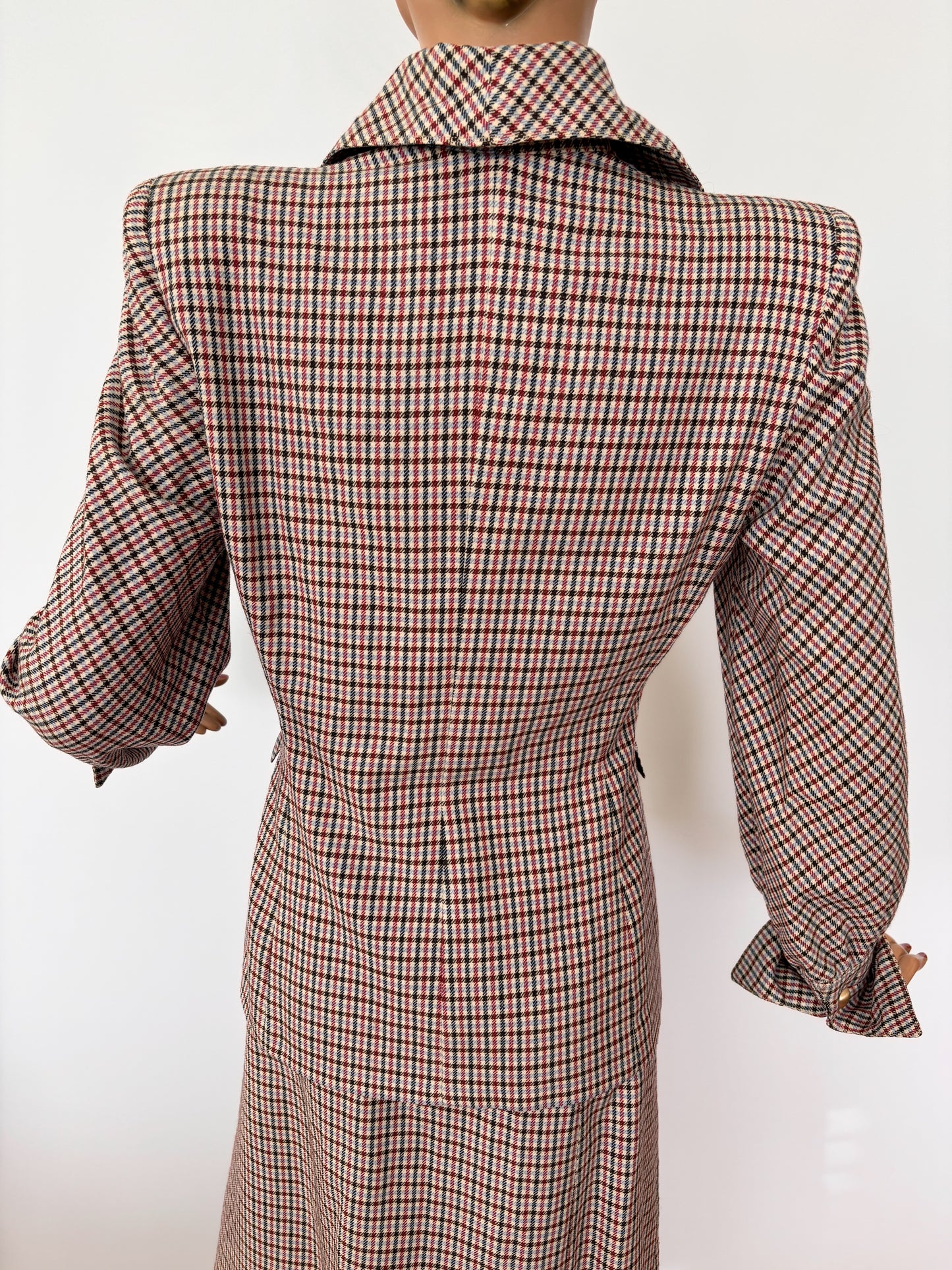 1940s 'Jenny' Tartan Suit | Jacket S, Skirt XS/S