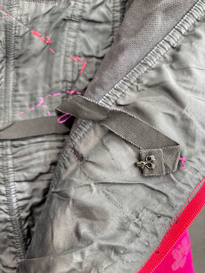 S | 1950s Fuchsia Brocade Evening Dress