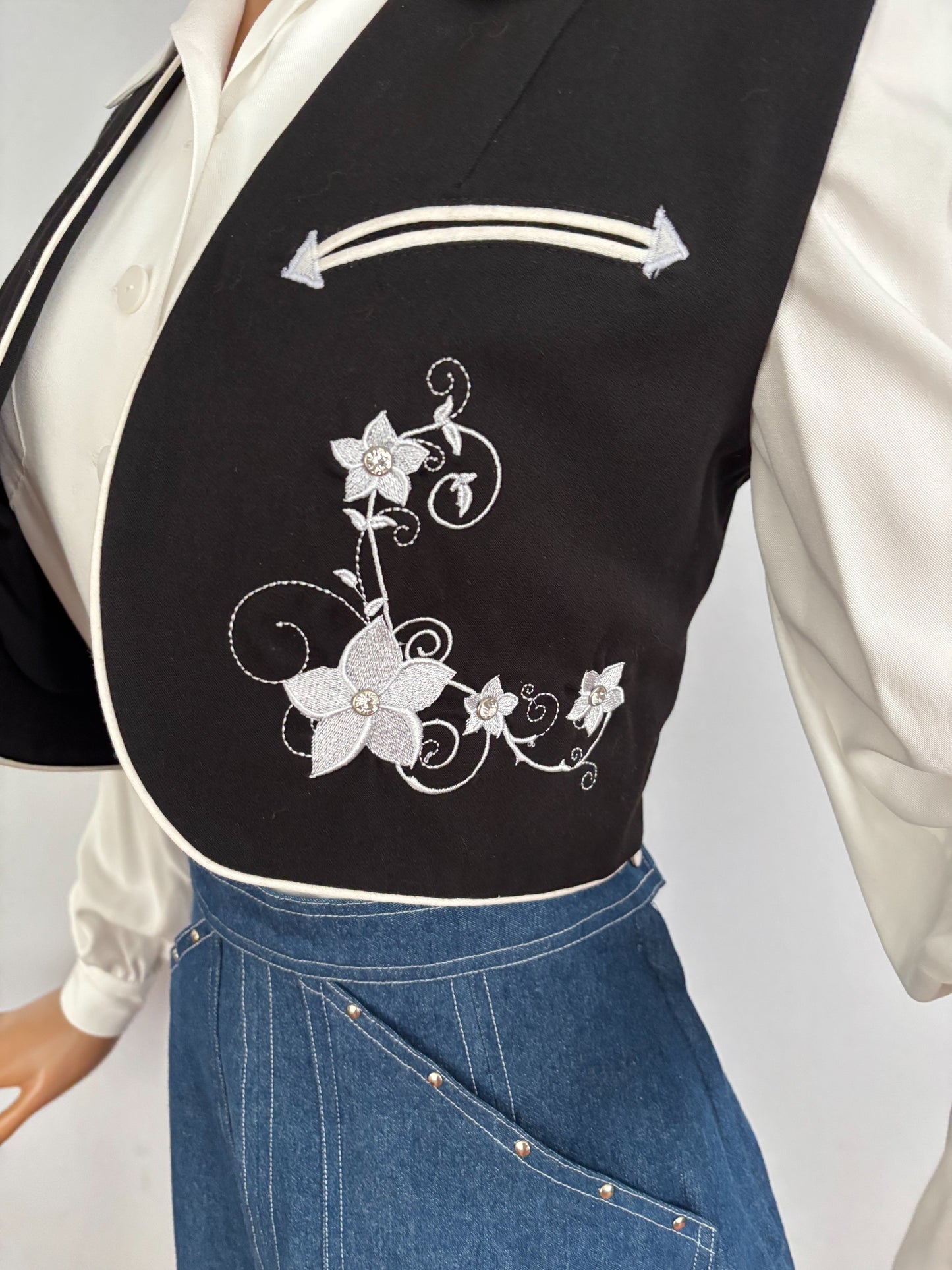 S or M | Lily-Mae Western Bolero Rounded