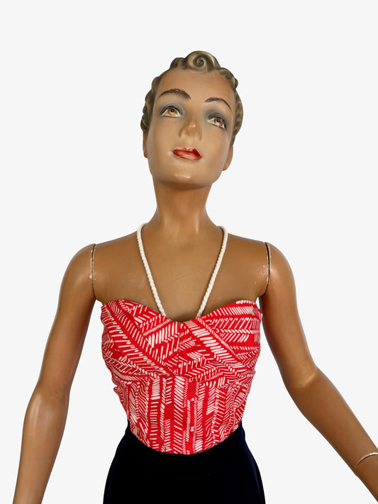 1950s Style Bustier | Size XS/S