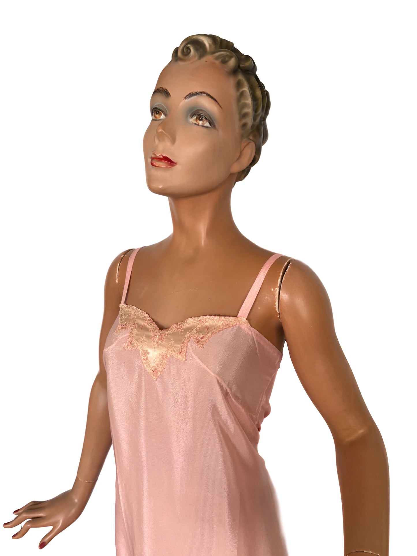1930s Dead Stock Art Deco Slip Dress | M