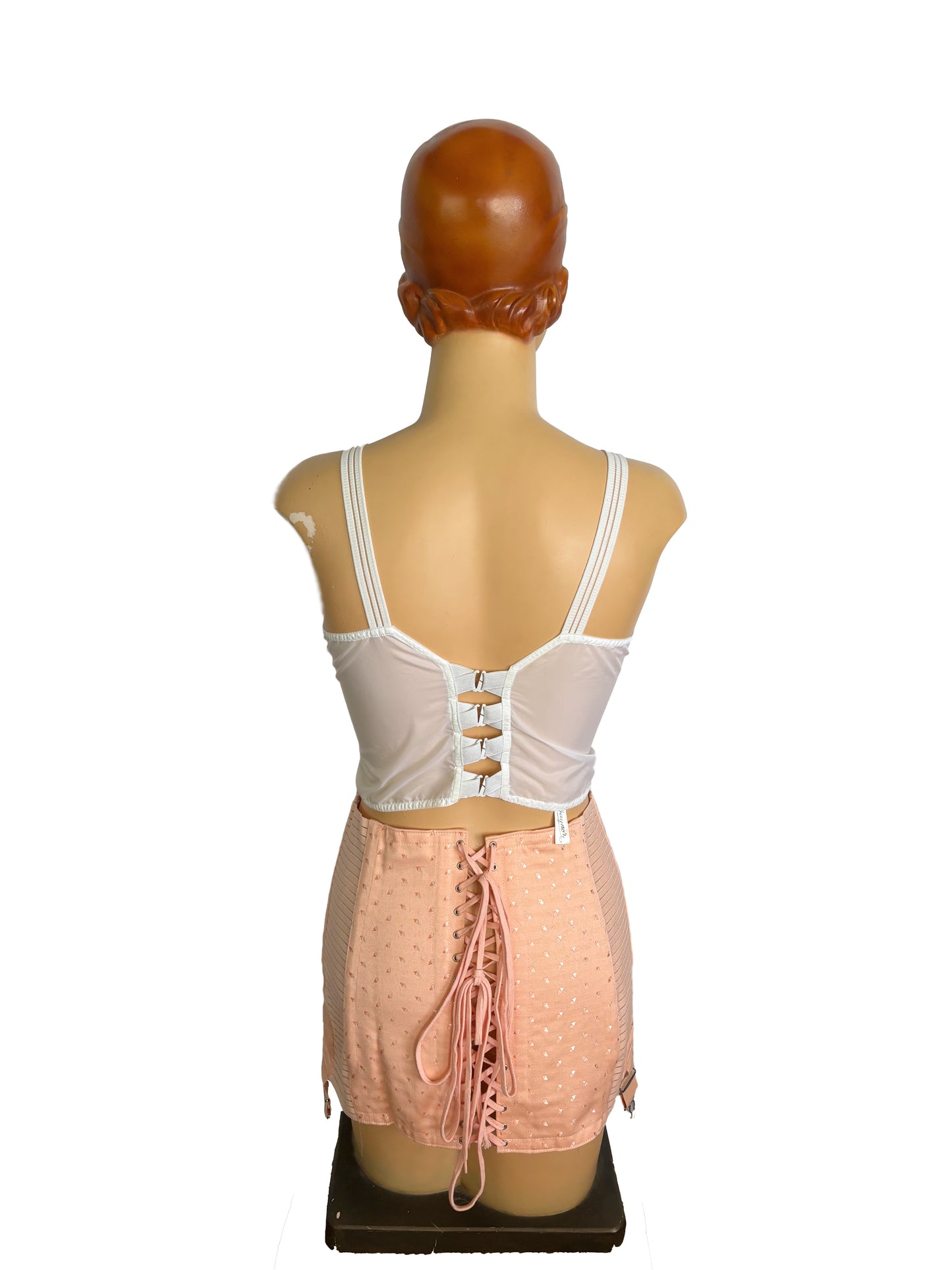 1950s/60s NOS Gaynor White Long-Line Bra