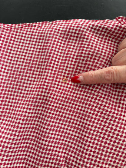 S/M | 1950s St. Michael Red Gingham Cotton Day Dress