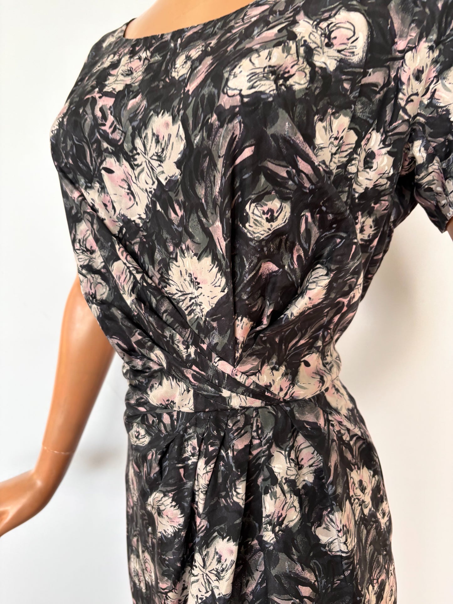 1950s Style Novelty Print Playsuit | Size XS