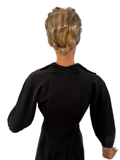 1950s Taffeta Dress | XS