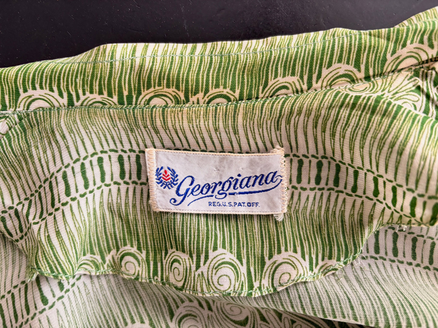 XS | 1940s Georgiana Semi Sheer Silk Dress