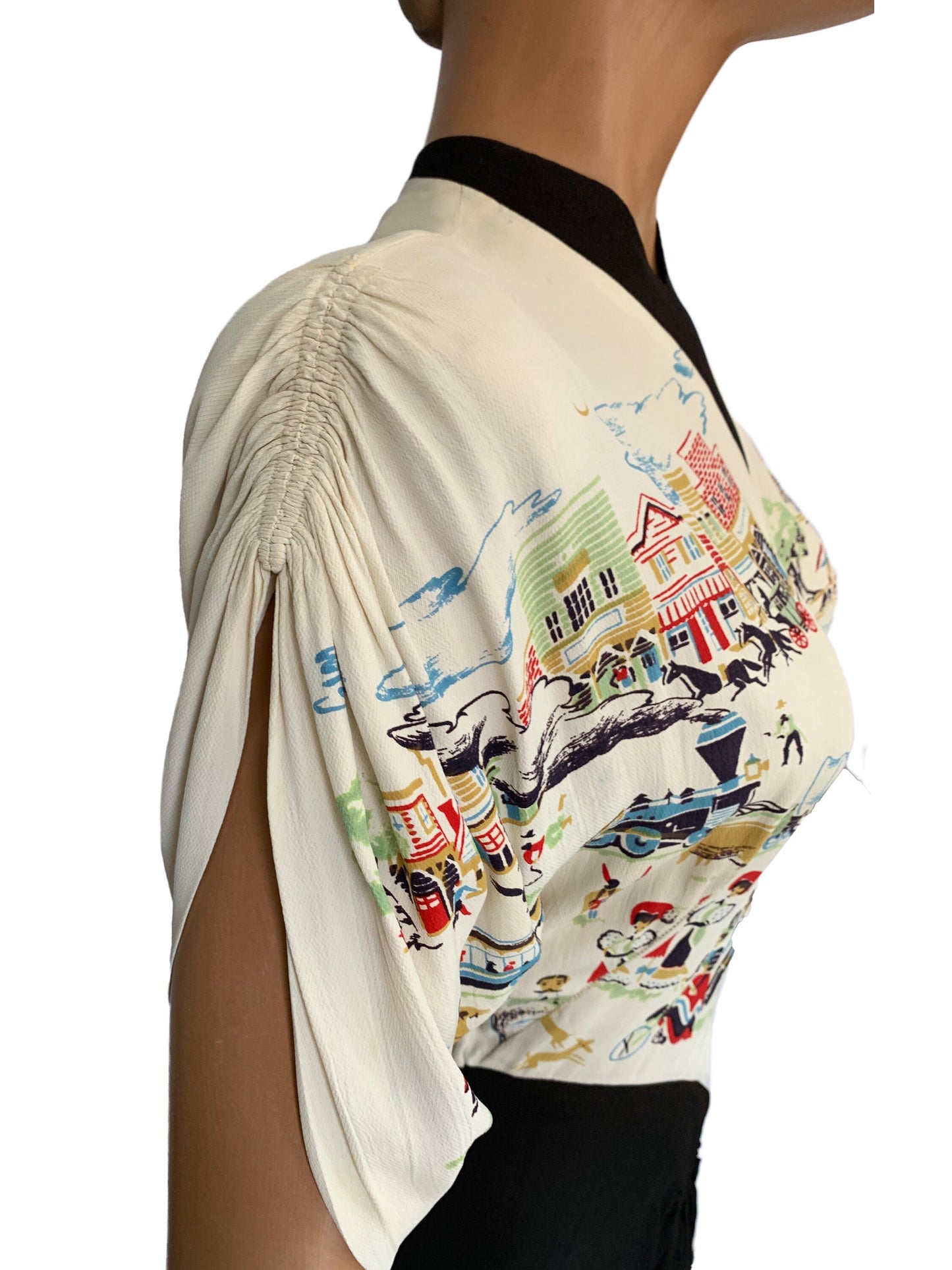 XS/S | 1947 Dorothy O'Hara 'Santa Fe Trail' Dress