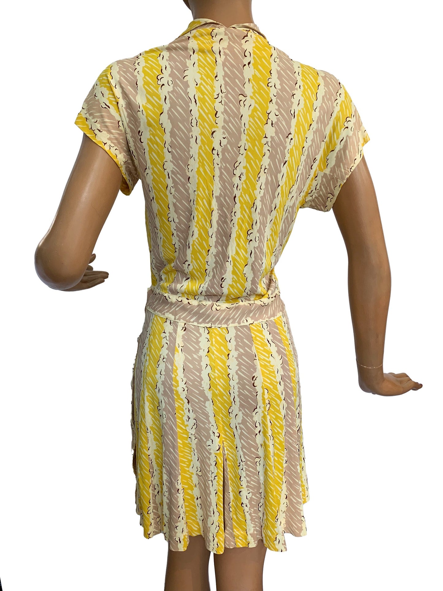 1930s/40s Freshy Playclothes Cold Rayon Playsuit | M