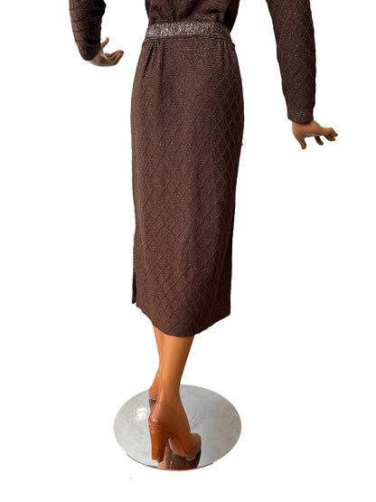 1970s Marbella II Knits Lurex Dress | S - L
