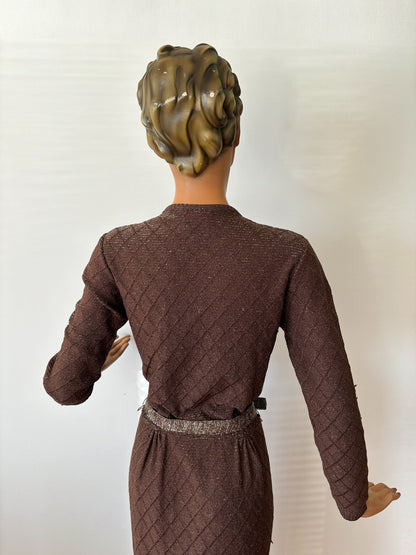 1970s Marbella II Knits Lurex Dress | S - L