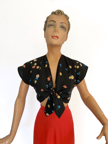 1950s Tie Top