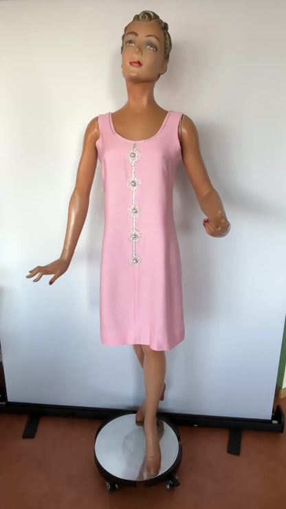 1960s Mortimer London Mod Dress | XS