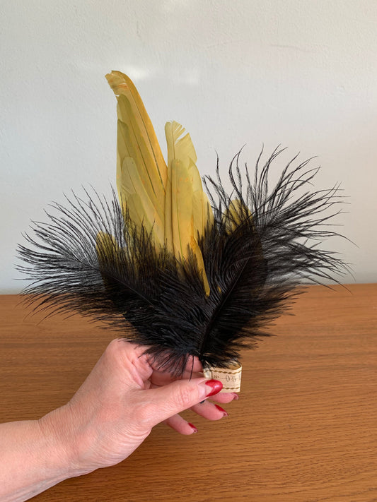 Antique Large Millinery Feather Piece
