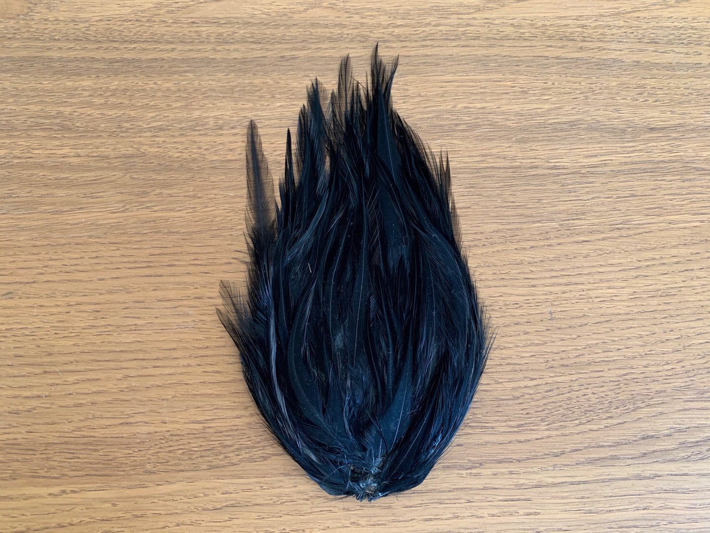 Antique Millinery Black Feather Piece