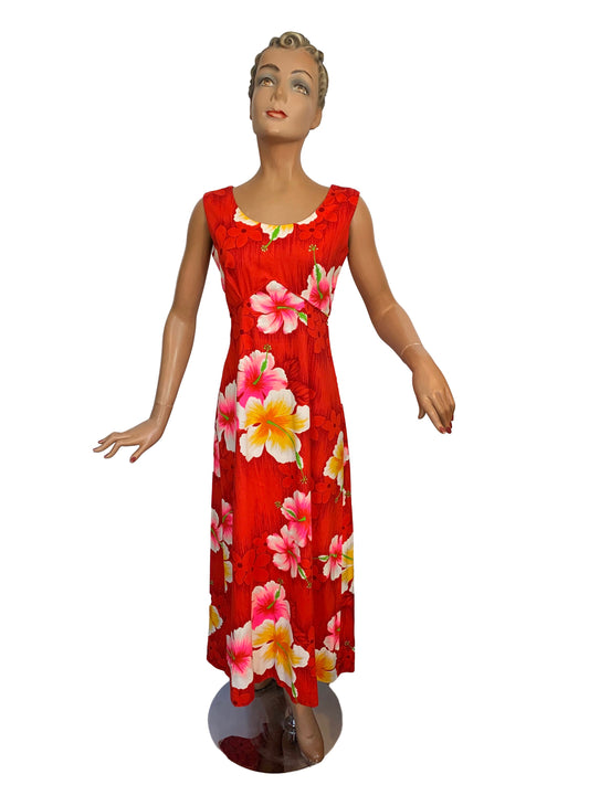 1960s/1970s Royal Hawaiian Luau Dress | SizeMedium