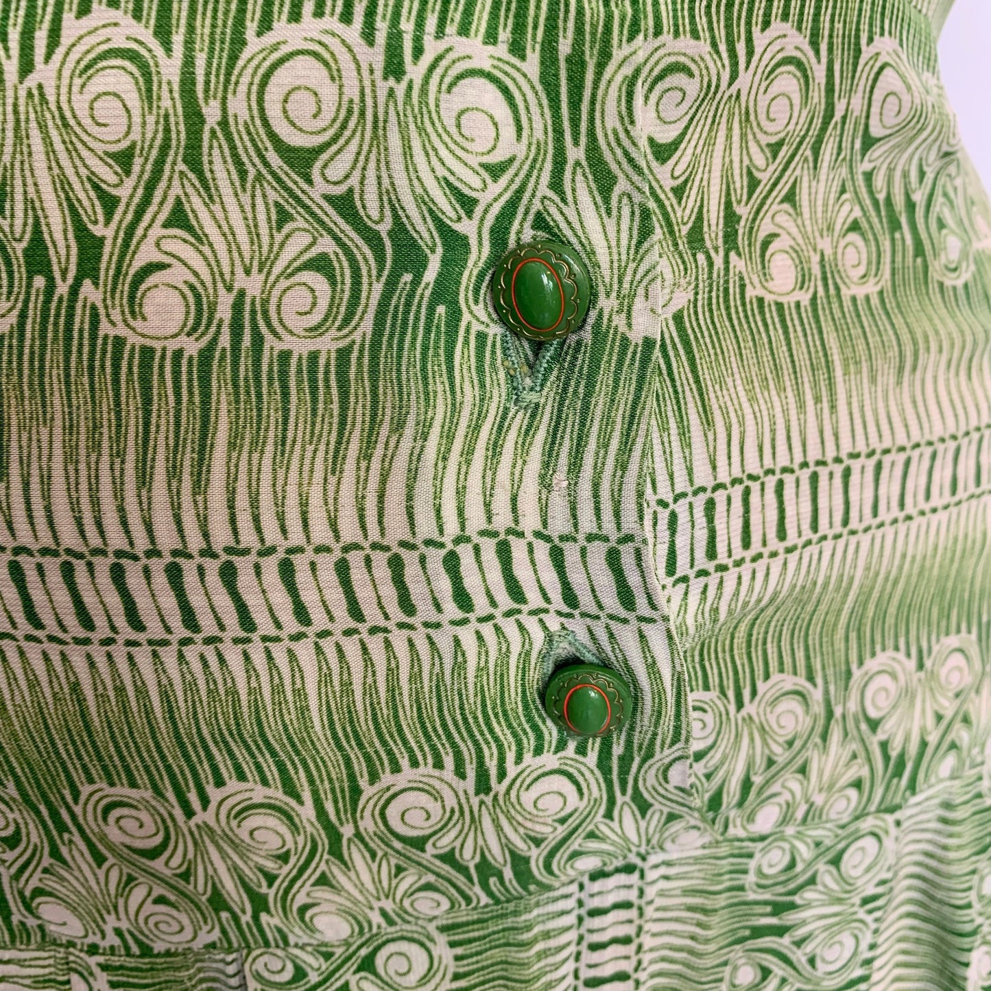 1940s Georgiana Semi Sheer Silk Dress | XS