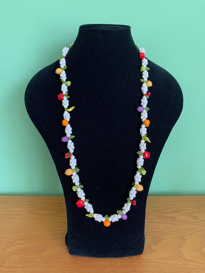 Vintage 1960s Fruit Necklace