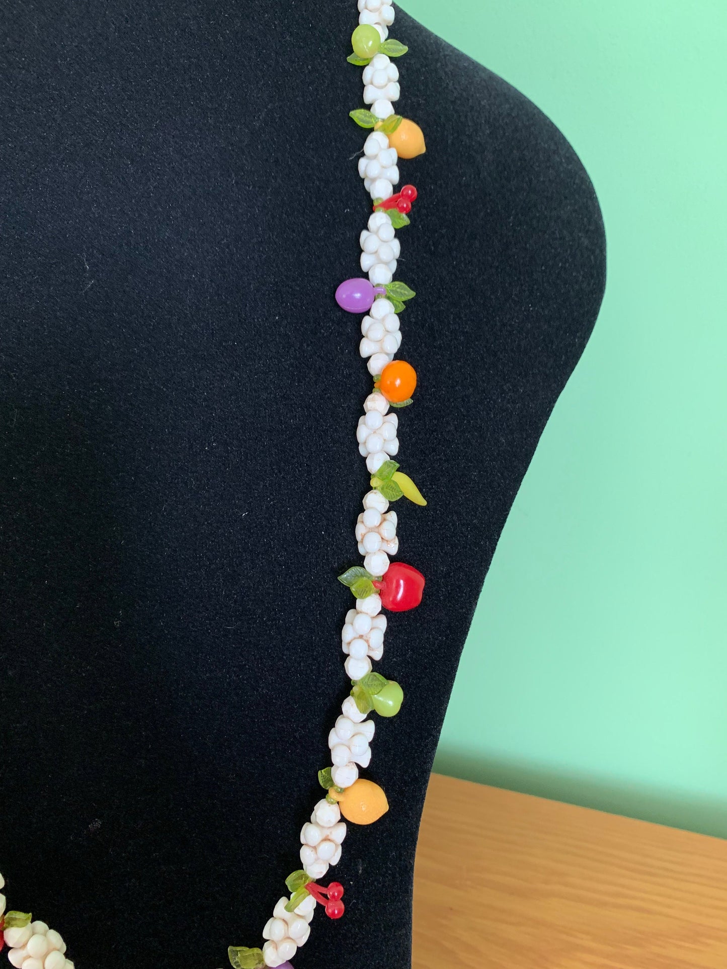 Vintage 1960s Fruit Necklace