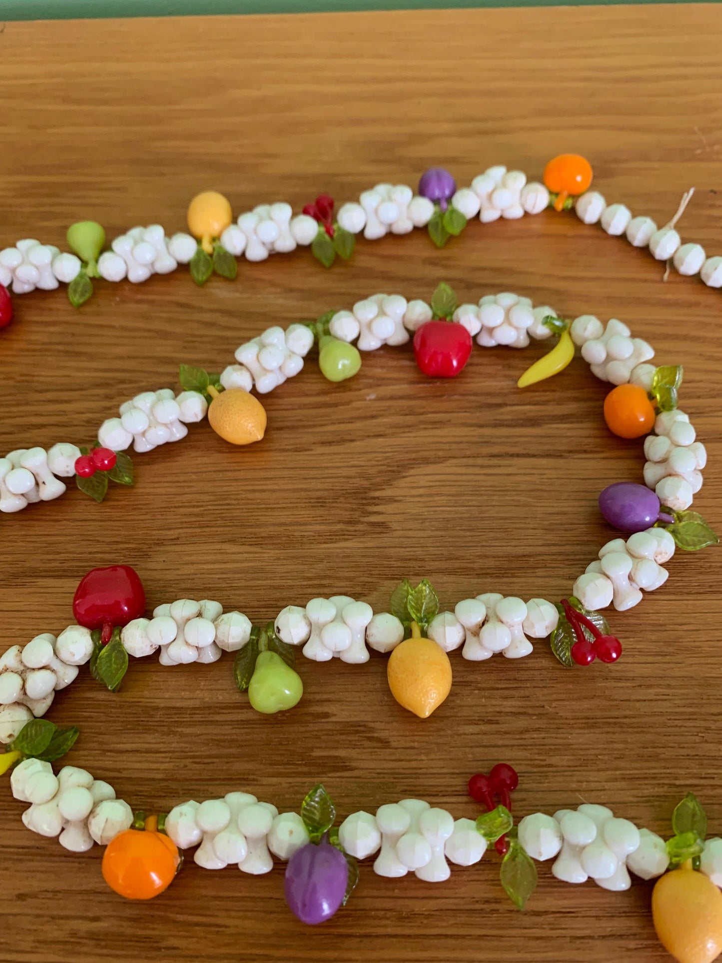 Vintage 1960s Fruit Necklace