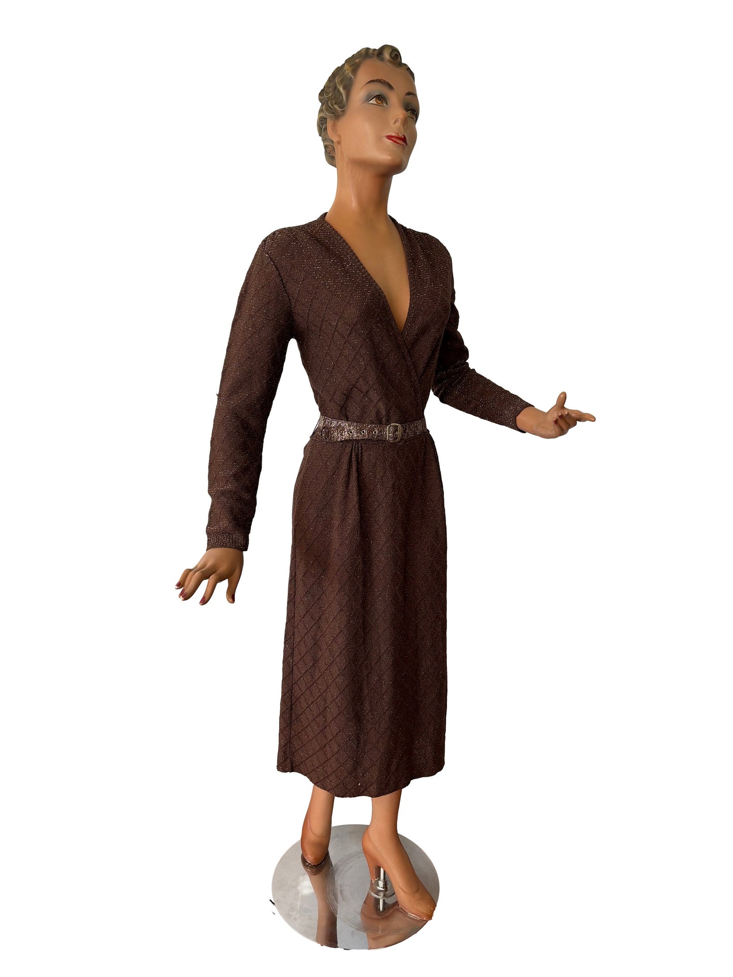 1970s Marbella II Knits Lurex Dress | S - L